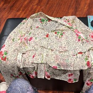 Floral Star Patterned Blouse